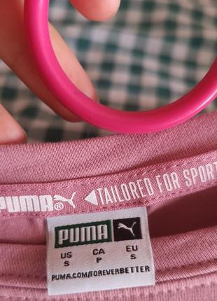 Укороченная футболка/кроп топ в ретро эстетике puma оригинал s6 фото