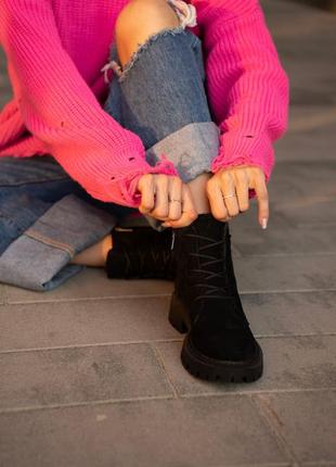 Стильные женские ботинки "king" деми/зима в наличии и под отшив 💛💙🏆8 фото