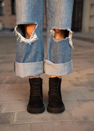 Стильные женские ботинки "king" деми/зима в наличии и под отшив 💛💙🏆6 фото