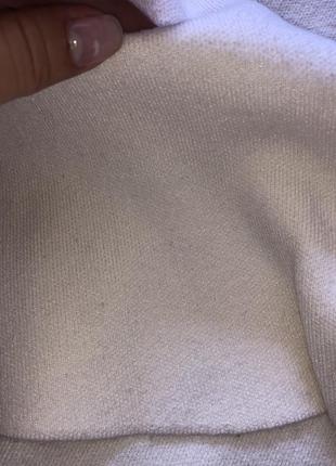 Трикотажная тёплая вязанная футболка блуза zara  с коротким рукавом2 фото