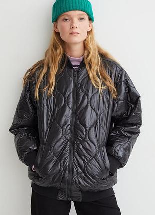 Бомбер оверсайз от h&m