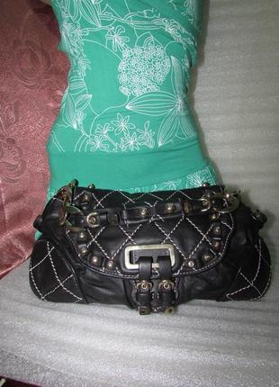 Розкішна ексклюзивна шкіряна vip сумка ~juicy couture ~2 фото