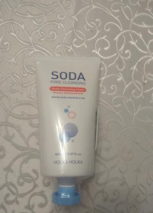 Holika holika soda pore cleansing пінка для глибокого очищення обличчя1 фото