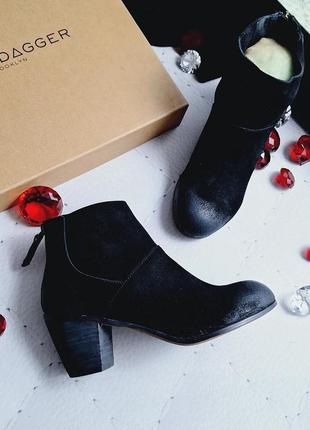 Kelsi dagger brooklyn черные замшевые ботинки на небольшом каблуке2 фото