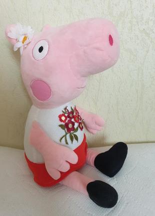 М'яка іграшка свинка пеппа 37см  peppa pig1 фото