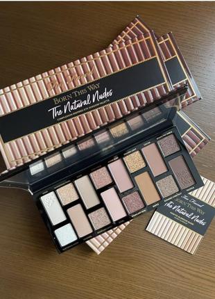 Too faced born this way the natural nudes eyeshadow palette3 фото