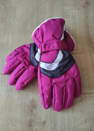 Фирменные женские лыжные перчатки thinsulate,  l (8).