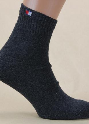 Зимние носки мужские махровая стопа 29-31 р. средние житомир, темные цвета4 фото