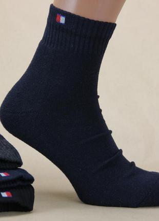Зимние носки мужские махровая стопа 29-31 р. средние житомир, темные цвета2 фото