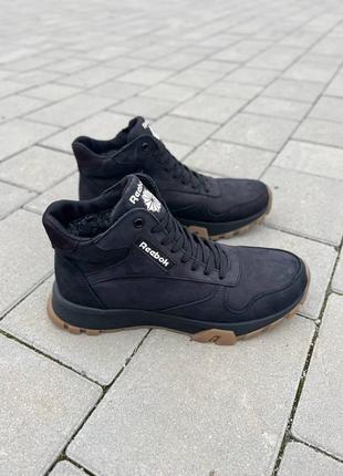 Чоловічі шкіряні зимові черевики reebok4 фото