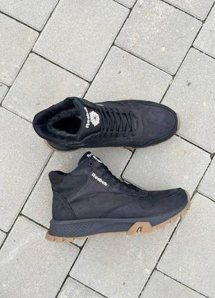Чоловічі шкіряні зимові черевики reebok7 фото