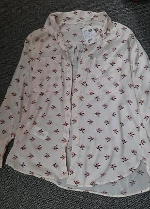 Рубашка вискоза 100% длинный рукав