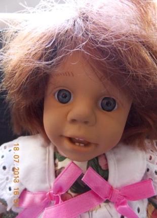 Рыжеволосая красотка 40см.клеймо-simba германия-характерные куклы.1 фото