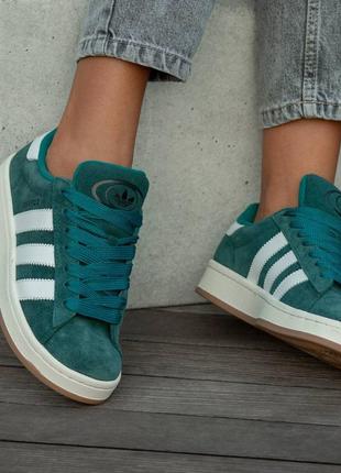 Кросівки adidas campus green white