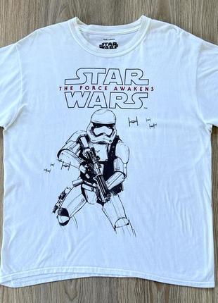 Мужская хлопковая футболка с принтом star wars dart weider2 фото