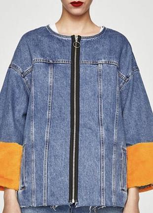 Джинсовка zara s