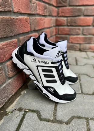 Мужские кожаные кроссовки adidas6 фото