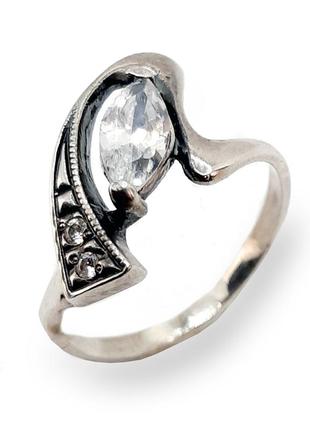 Кольцо серебро 925° 1,89г. 16 размер чернение (14с066)