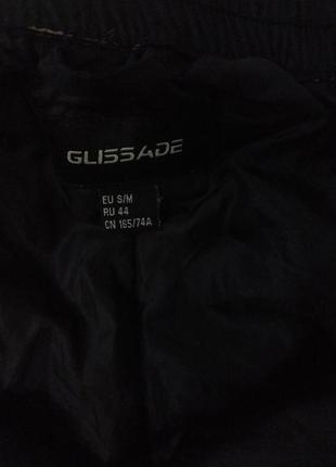 Чорні чоловічі гірськолижні штани glissade розмір s/m9 фото