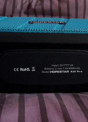 Портативна bluetooth колонка hopestar a204 фото