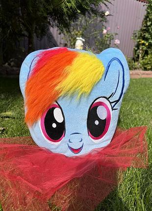 Подушка игрушка my little pony пони майлитл пони рейнбоу деш Радуга радуга радуга