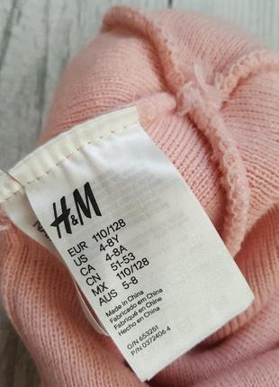 Двойная демисезонная шапка для девочки h&amp;m7 фото