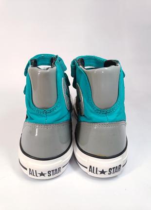 Оригинальные высокие кеды на липучках converse all star3 фото