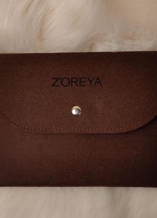 Чохол для кистей zoreya case коричневый на 12 шт2 фото
