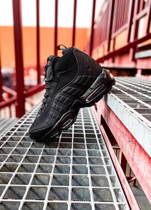 Кросівки чоловічі nike air max 95 sneakerboot "black"3 фото