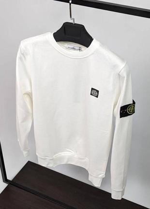 Брендовый свитшот stone island / качественная мужская кофта стон айленд