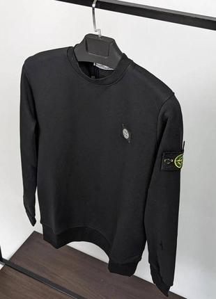 Світшот з логотипом стон айленд / кофти stone island