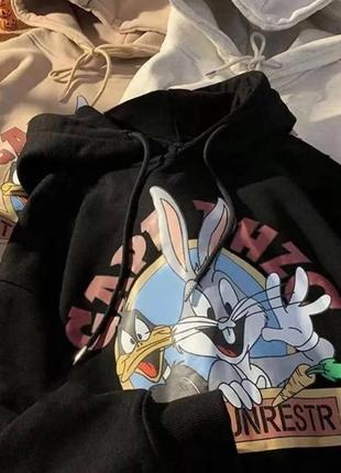 Худи oversize “looney tunes”