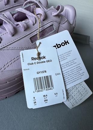 Кроссовки кеды reebok club c double geo3 фото