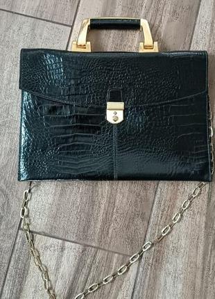 Винтажная сумка из кожи крокодила