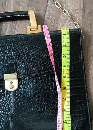 Винтажная сумка из кожи крокодила