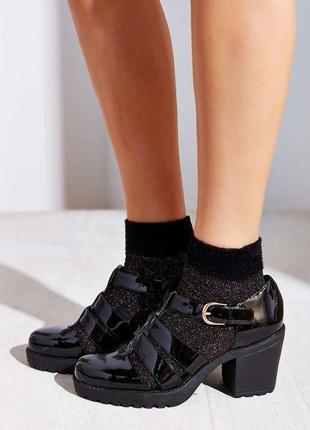 Черные туфли босоножки vagabond grace сандалии на платформе массивные9 фото