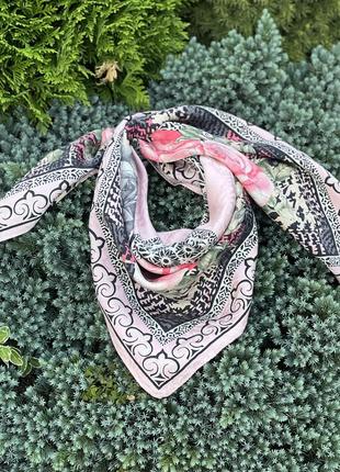 Egon von furstenberg итальялия стильный 100% шелк оригинальный платок платок платка7 фото