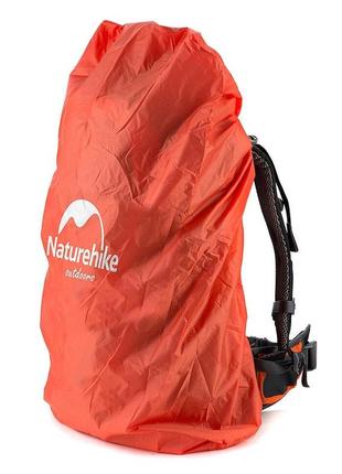 Чохол для рюкзака naturehike nh15y001-z m, 30-50 л, помаранчевий
