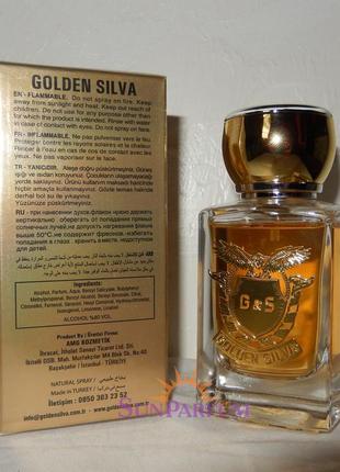 Духи golden silva w109, в стиле dg the one women (золотые)