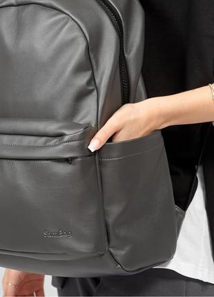 Женский рюкзак zard lst графитовый (серый)4 фото