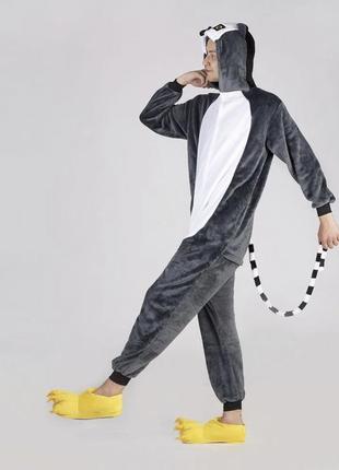 Кигуруми лемур пижама для взрослых2 фото