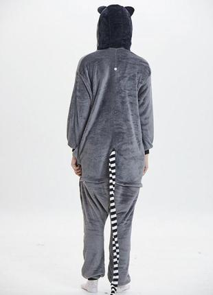 Кигуруми лемур пижама для взрослых3 фото