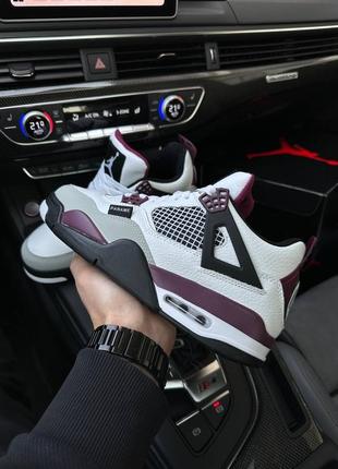 Кроссовки мужские air jordan 4 retro ppsg paris saint-germain