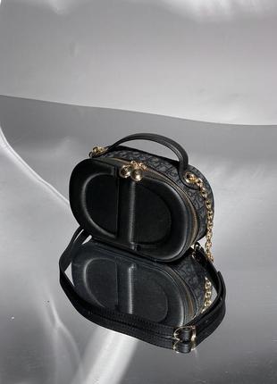 Женская сумка christian dior signature oval camera bag3 фото