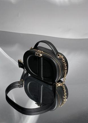 Женская сумка christian dior signature oval camera bag7 фото