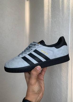 👟 кеди adidas gazelle grey/blck      / наложка bs👟