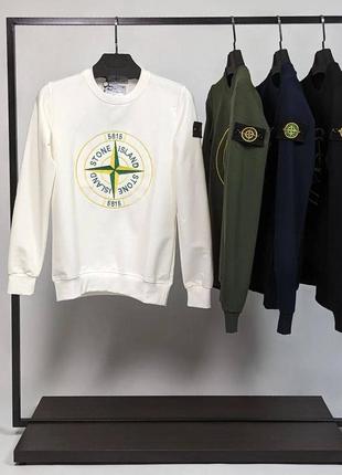 Світшот стон айленд з патчем / кофта бренд stone island3 фото