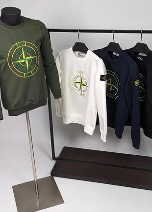 Світшот стон айленд з патчем / кофта бренд stone island2 фото