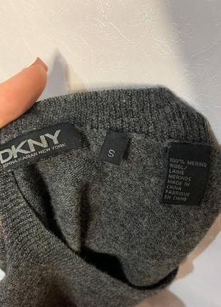 Шерстяной свитер dkny. 100% вовна. 100% merino wool.6 фото