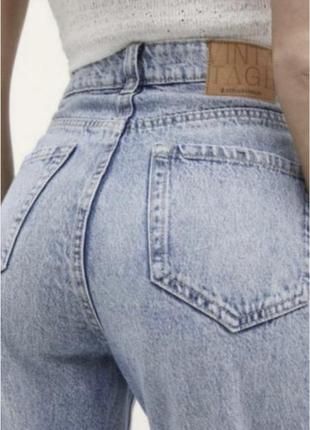 Крутые mom мом slim fit от stradivarius